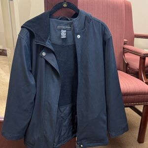 Geoffrey Beene Dark Blue Men's Raincoat
